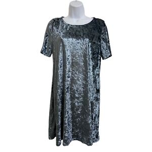 POL Velvet Dress Short Sleeve‎ Casual Party Elegant Dress Size Medium